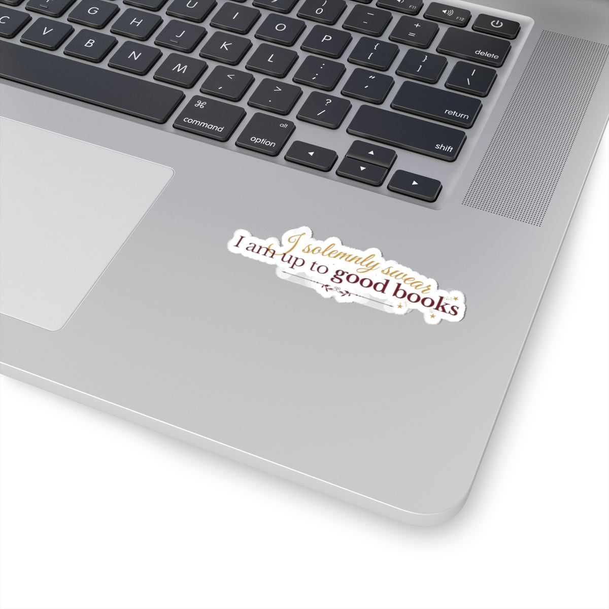 "I solemnly swear I am up to good books" - bookish Kiss-Cut Stickers