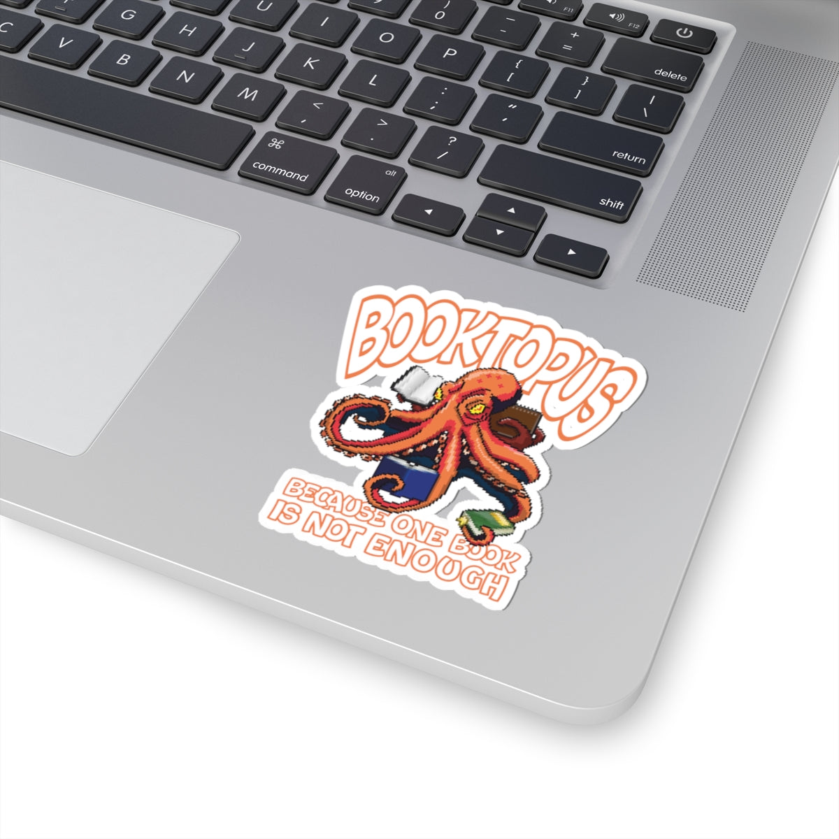 Booktopus - because on book is not enought - Kiss-Cut Stickers